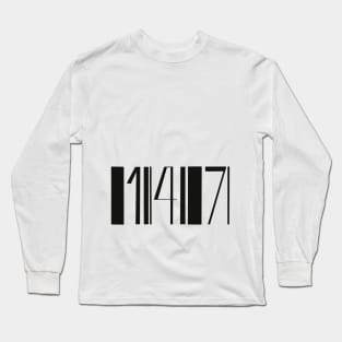 147 Barcode Long Sleeve T-Shirt